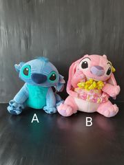 上海ディズニー サマーアイス スティッチ エンジェルぬいぐるみキー