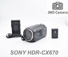 SONY ハンディカム HDR-CX670 動作確認済 バッテリー2個 元箱付 - メルカリ