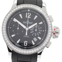 ジャガー・ルクルト JAEGER-LECOULTRE 148.8.31 マスター コンプレッサー レディ ダイヤベゼル デイト クォーツ レディース 美品 _962474のサムネイル