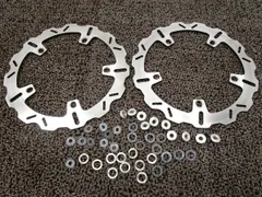 BMW K1200S 社外 BREAKING フロントディスクローター ▲B7475！0581 カスタム素材に 【 124ED 】 FI インジェクションのサムネイル