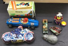 希少】 ブリキ 三輪車 おもちゃ 昭和レトロ アンティーク ゼンマイ
