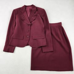 ThierryMuglerボルドー色デザインスーツ - メルカリ