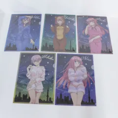 【★加古川物流】中古 未開封 五等分の花嫁 クリアファイル パジャマver 5種セット 中野 一花 二乃 三玖 四葉 五月【721】