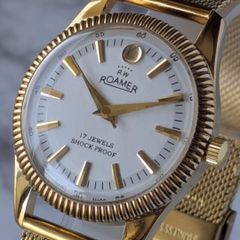ROAMER ☆オーバーホール済☆スイス製☆ヴィンテージ70S☆レッド 