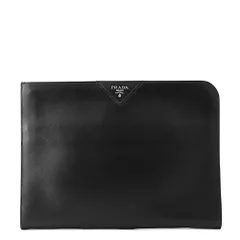 プラダ クラッチバッグ ドキュメントケース サフィアーノ レザー 2VN003 PRADA バッグ メンズ 黒のサムネイル