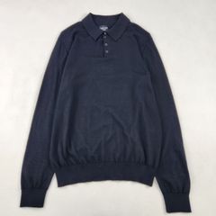 BRIONI ブリオーニ カシミヤ70% × シルク30% 襟付きニットセーター