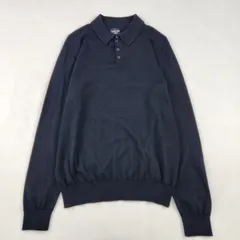 GIORGIO ARMANI 	ニット	黒タグ 黒ラベル 最高級 ジョルジオアルマーニ ポロニット カシミヤ100% 50サイズ L XL相当のサムネイル