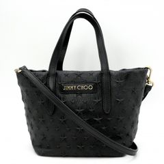 美品】JIMMY CHOO MINI MARLI-M BLACK ミニマーリ - メルカリ