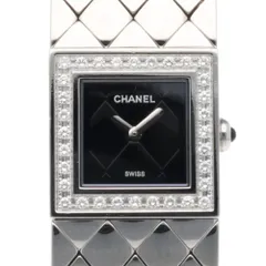 シャネル マトラッセ 腕時計 時計 ステンレススチール クオーツ 磨き直し済 レディース 1年保証  CHANEL  中古 シャネルのサムネイル
