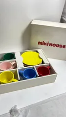MIKI HOUSE ミキハウス カラフルカップ＆ソーサーセット 5点 J052210 Mのサムネイル