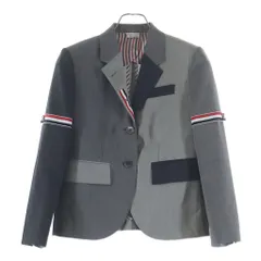 THOM BROWNE (トムブラウン) Fresco Funmix Blazer フレスコ ファンミックス ブレザージャケット レディース グレー FBC010F00473025のサムネイル
