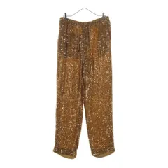 DRIES VAN NOTEN (ドリスヴァンノッテン) 24SS PENMY LONG EMB スパンコール装飾 エンブロイダリーパンツ オレンジのサムネイル