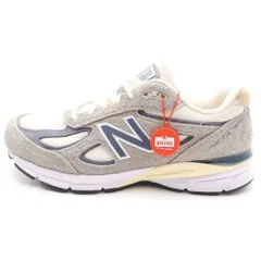 New Balance (ニューバランス) 990 V4 ローカットスニーカー シューズ U990TA4 グレー/ホワイトのサムネイル