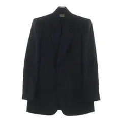 SAINT LAURENT PARIS (サンローランパリ) オーバーサイズド ストライプ タキシード テーラードジャケット ブラック 787515のサムネイル