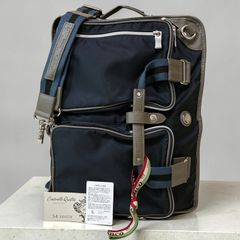 極美品 オロビアンコ 3way ネイビー ブリーフケース ビジネスバッグ 