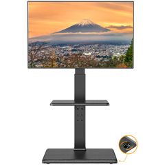 PERLEGEAR 텔레비전 스탠드 30~60 인치 대응 숨겨진 캐스터 첨부 텔레비전대 벽걸이 하이 타입 tv 스탠드 이동식 자립식 tv stand 내하중 40kg VESA75x75mm~VESA400x400mm 8단계 높이 조정 좌우±40도 수진 0