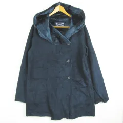 アーバンリサーチ サニーレーベル URBAN RESEARCH Sonny Label Favorite Play フェイク ムートン コート ロング丈 ファー FREE ネイビー kz12830のサムネイル