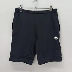 DESCENTE　Lサイズ　ハーフパンツ　ショートパンツ　ブラック　トレーニングウェア　スポーツ　デサント　【0904】のサムネイル