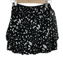 VIVIENNE TAM(ヴィヴィアンタム) ミニスカート サイズ0 XS レディース美品  - 黒×白 ウエストゴムのサムネイル