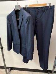 未使用 デサント セットアップ スーツ ビジネス ネイビー XL 大きい