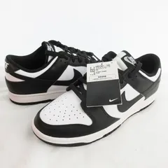 ナイキ NIKE US10 28cm DUNK LOW RETRO PANDA ダンク ロー パンダ DD1391-100 スニーカー ブラック ホワイト 黒 白 靴