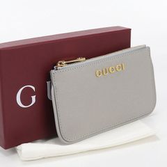GUCCI スクリプト ジップ キーケース - メルカリ