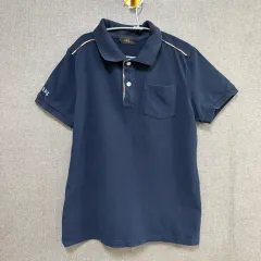 ダックス キッズ 140 半袖 カラーTシャツ ネイビー BO1665のサムネイル