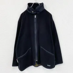 AIGLE　エーグル　フリースジャケット/ボアジャケット　黒　ブラック　Lサイズ　古着