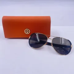 Tory Burch  トリーバーチ 黒レンズ フチゴールド TY6052 31°60▫︎14 サングラス レディース 中古のサムネイル