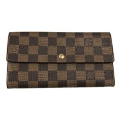 美品　ルイヴィトン　ダミエ ポルトフォイユ サラ 長財布 LOUIS VUITTON ルイ・ヴィトン ポルトフォイユ・サラ ダミエ 長財布