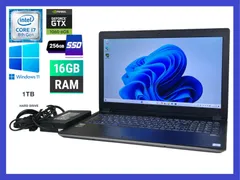 ★第8世代 i7搭載 IIyama (P95xER) Core i7-8750H/メモリ16GB/SSD 256GB+1.0 TB HDD/グラフィックGTX1060/Windows 11 Pro・30日間返品保証のサムネイル