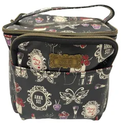 【管理番号-P】ANNA SUI アナスイ バニティポーチ ミニポーチ付き 現状品のサムネイル