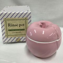 美品】いちご型 陶器製 キャニスター 小物入れ - メルカリ