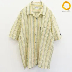 シナコバ SINACOVA 半袖シャツ ストライプ ワッペンロゴ シワ加工 ロゴボタン メンズ [s971596]のサムネイル