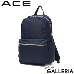 【正規品5年保証】 エース リュック レディース ACE バッグ おしゃれ 軽い 軽量 きれいめ 大人 シンプル カジュアル ブランド ナイロン 無地 A4 デイパック バックパック アリッサム 17693 ネイビーのサムネイル