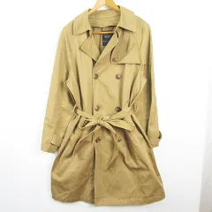 ダブルクローゼット w closet トレンチコート ロング丈 ベルト付き 綿 F ベージュ kz14847のサムネイル