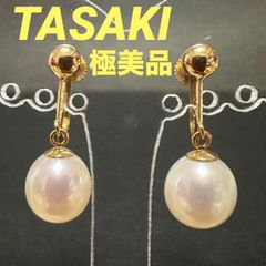 K18✨/花珠級✨】タサキ イヤリング 揺れる アコヤ 本真珠 6.9mm 
