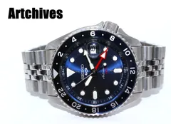 『VRW-1886』☆時計☆SEIKO (セイコー)☆SBSC003☆Seiko 5 Sports SKX Sports Style GMTモデル☆BL文字盤 メンズ 自動巻き 腕時計 稼働品☆のサムネイル