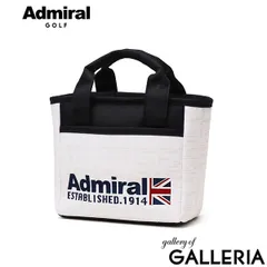 アドミラルゴルフ カートバッグ ゴルフ メンズ レディース ラウンドバッグ ブランド Admiral GOLF トートバッグ カート トート 小さめ ファスナー付き ロゴ A5 UJモノグラム ラウンドバッグモノグラム ADMZ6AT6 ホワイトのサムネイル