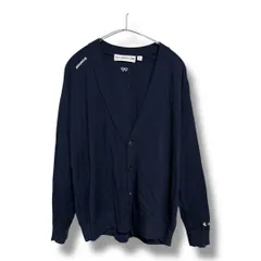 UNIQLO ANIYA HINDMARCH ユニクロ アニヤハインドマーチ メリノ オーバーサイズ Vネック カーディガン 刺繍ロゴ レディース サイズM　ネイビー  秋 ゴーゴー古着久喜倉庫店 5 No.K2092