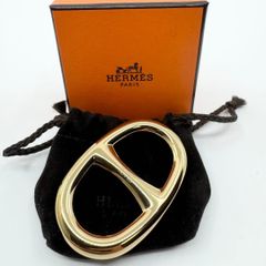 未使用品】エルメス HERMES スカーフリング シェーヌダンクル ゴールド