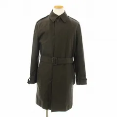 ポールスミスコレクション PAUL SMITH COLLECTION シングルトレンチコート ステンカラーコート ロング 中綿ライナー ベルト付き M 茶 ブラウン 284300 4079 /KUのサムネイル