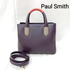 ポールスミス 2way バイカラーハンド ショルダー バッグ purple×orange ワンポイントロゴ レザーバッグ 本革 レディース - ISItems【USED】【古着】【中古】50160539のサムネイル