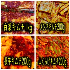 白菜1kg＋メンマ200g＋長芋200g＋山くらげ200gのサムネイル