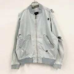 ZARA　ザラ　ブルゾン/デニムジャケット　ダメージ加工　インディゴ　古着