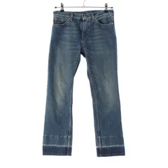 セリーヌ フィービー期 リオンフボタン スキニー デニムパンツ ボトムス 2 1B91 ブルー系 34【中古】のサムネイル