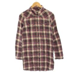 ディーゼル DIESEL チェック柄シャツワンピース XSサイズ レディース