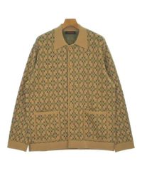 CABaN コットンポリエステル コスタリカンジャカード Vネック