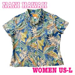 Manuheali'i マヌヘアリィ トップス XL フラダンス ネイビー 希少