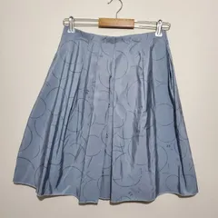 JIL SANDER NAVY ジルサンダーネイビー 総柄 ラップスカートのサムネイル